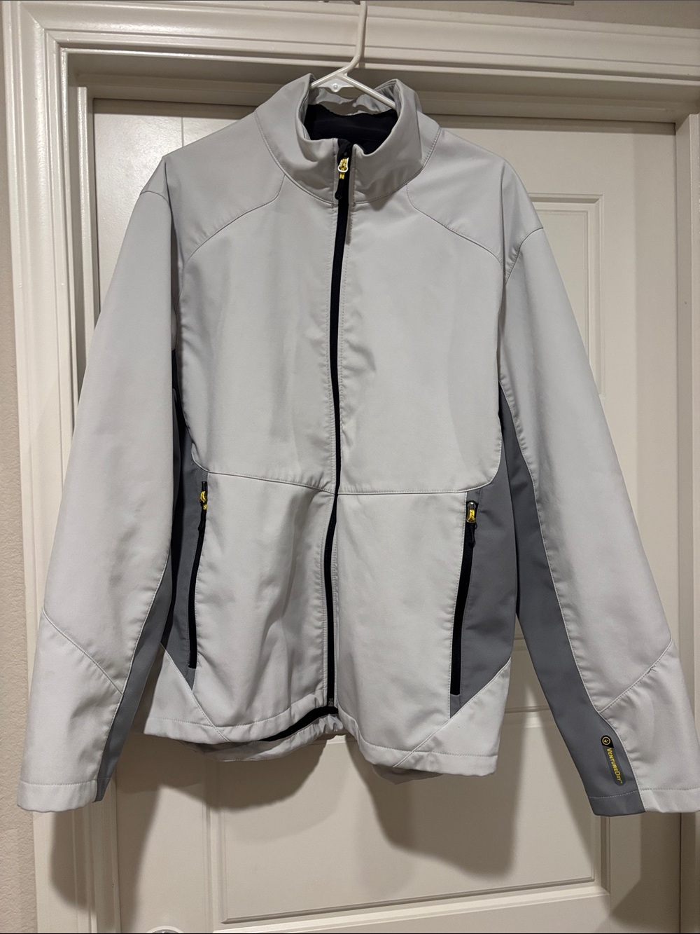 Men’s Champion Light Gray and Dark Gray Softshell Jacket